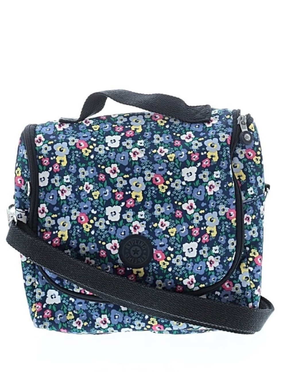 Kipling Navy Floral lunch bag